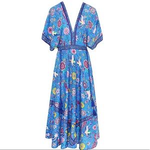 R. Vivimos Floral Dress